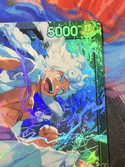 One Piece TCG OP09-061 Monkey.D.Luffy Purple/Black Leader Near Mint - Image 4
