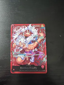 One Piece ST21-001 Monkey D Luffy Leader Gear 5 English Edition - Image 1