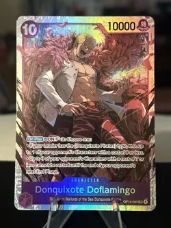 2026 One Piece Donquixote Doflamingo Foil The Azure Sea’s Seven OP14-069 - Image 1