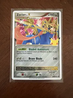 Zacian LV. X SWSH135 SWSH: Sword & Shield Promo Cards Holo - Image 1