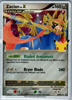 Zacian LV. X SWSH135 Holo SWSH: Sword & Shield Promo Cards - Pokemon Card - NM - Image 1