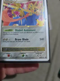 Zacian LV. X Swsh135 Swsh: Sword & Shield Promo Cards Holo - Image 2