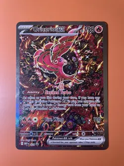 Pokemon TCG Oricorio Ex MEP 024 Black Star UPC Promo NEAR MINT + Espeon Promo - Image 2
