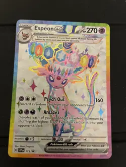 Pokemon TCG Oricorio Ex MEP 024 Black Star UPC Promo NEAR MINT + Espeon Promo - Image 4