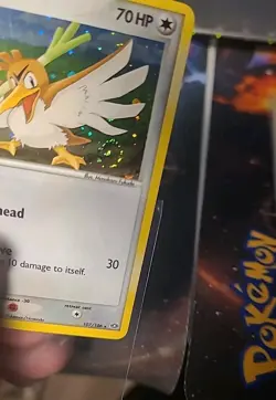 Farfetch'd (Secret Rare) 107/106 Emerald Holo 2005 Pokemon TCG swirl - Image 3