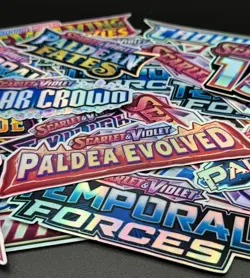 Pokemon TCG Holo Binder Sticker Label | Choose Your Sticker | SWSH S&V XY WOTC - Image 1