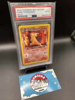 2002 Pokemon Neo Destiny Dark Typhlosion Holo 10/105 PSA 2 POP 29! - Image 3
