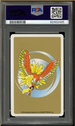 Pokemon - Grimer 9 of Spades, Gold Ho-oh Back Poker Deck #88 PSA 10 - Image 2