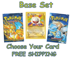 Pokemon TCG BASE SET Unlimited 1999 WOTC Vintage 151 Choose Your Card! - Image 1