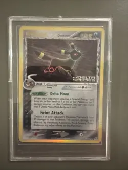 Pokemon Umbreon Reverse Holo Stamped Rare Card 17/113 EX Delta Species TCG - Image 1