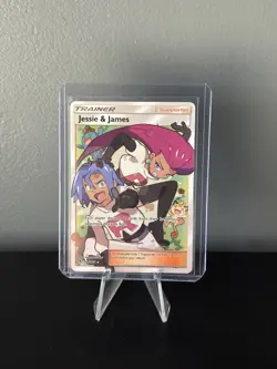 Pokemon TCG Jessie & James Trainer Full Art Ultra Rare Card 68/68 Hidden Fates - Image 1
