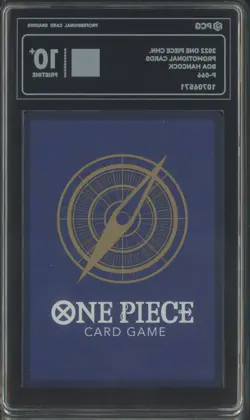 2022 One Piece Chinese Promotional Cards P-066 Boa Hancock PCG 10 PRISTINE+ - Image 2