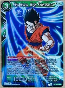 DRAGON BALL SUPER CARD GAME CCG SON GOHAN MAJIN EXTERMINATOR HOLO #BT14-074 R - Image 1