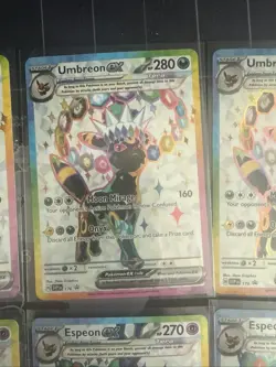 UMBREON AND ESPEON EX PRISMATIC EVOLUTIONS 175 & 176 PROMO CARDS SET OF 4 - Image 5