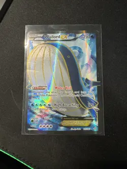 Pokemon TCG Wailord EX 147/160 - Primal Clash XY Full Art Ultra Rare Card (LP+) - Image 1