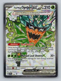 Pokemon SV: Scarlet & Violet Promo Cards #166 Teal Mask Ogerpon ex - Image 1