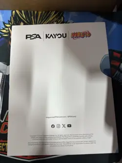 PSA Magazine X Kayou Exclusive Naruto Uzumaki SEALED Promo Card December 2025 - Image 3