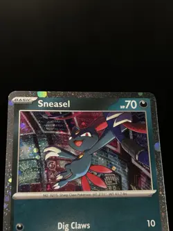Sneasel 020 - Pokemon Mega Evolution Black Star Promo Card - NM - Image 2