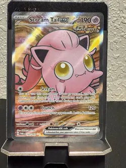 Pokemon TCG Card Scream Tail ex Full Art 197/167 Twilight Masquerade - Image 1