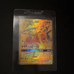 Pokemon Reshiram & Charizard GX SM247 Sun & Moon Promos TAG TEAM Promo Holo Card - Image 1