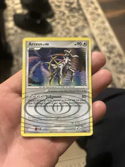Pokemon TCG Arceus DP50 Black Star Promo Holo Card Diamond & Pearl LP - Image 1