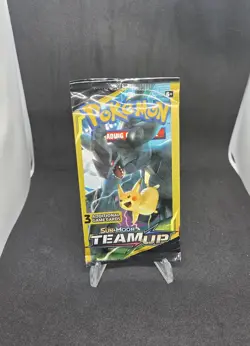 Pokemon Sun & Moon Team Up Booster Pack - 3 Cards Sealed - Image 1