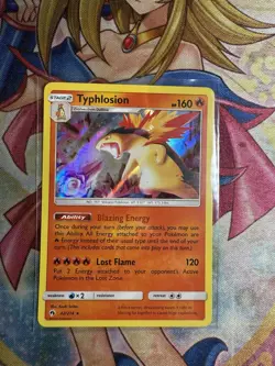 Pokemon TCG SM Lost Thunder 42/214 Typhlosion Rare Holo Clean Card NM FREE SHIPN - Image 1