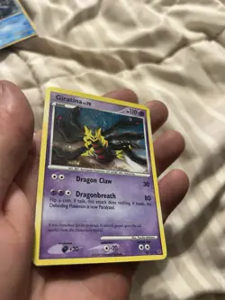 Pokemon Giratina TCG LV. 70 Platinum Holo Card 28/127 Cosmos Holo Rare - Image 2