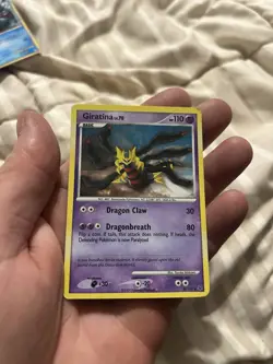 Pokemon Giratina TCG LV. 70 Platinum Holo Card 28/127 Cosmos Holo Rare - Image 3
