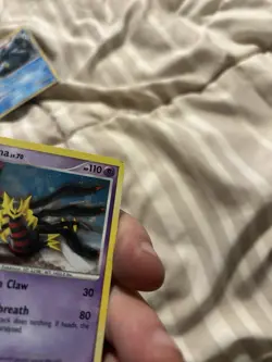Pokemon Giratina TCG LV. 70 Platinum Holo Card 28/127 Cosmos Holo Rare - Image 4