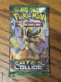 Pokemon TCG XY Fates Collide Booster Pack 10 Cards Sealed Mega Alakazam Art - Image 1