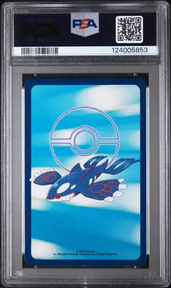 2003 POKEMON SAPPHIRE VERSION PLAYING CARDS ACE OF HEARTS MUDKIP PSA 9 - Image 2