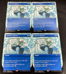 MTG Premier Play Promo MYSTICAL DISPUTE X4 NM (9744) Graded Power - Image 1