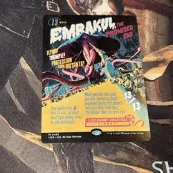 Emrakul, The Promised End Mtg Innistrad Remastered Nm Borderless Poster Showcase - Image 1