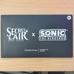 MTG Magic the Gathering Secret Lair Drop Sealed Foil Sonic FRIENDS AND FOES - Image 1