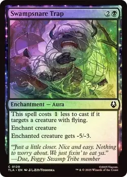 MTG Avatar: The Last Airbender Swampsnare Trap Foil 0120 NM - Image 1