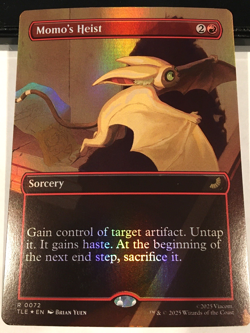 Momo's Heist (Borderless) FOIL Avatar: The Last Airbender MTG Near Mint - Image 1