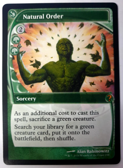 MTG Mystery Booster 2 - Natural Order - Future Sight Frame - Mythic - 210 NM - Image 1