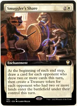 MTG Smuggler's Share (EXTENDED ART) Near Mint NCC Rare #122 - Image 1