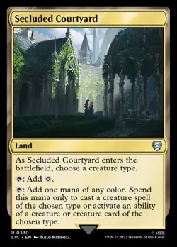 MTG Secluded Courtyard ** Tales of Middle-earth Commander ** English - Image 1