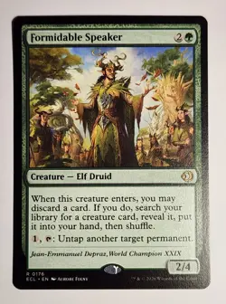 Magic the Gathering Formidable Speaker Lorwyn Eclipsed MTG - Image 1