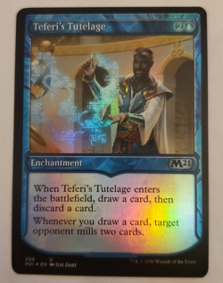 1x Teferi's Tutelage Showcase FOIL Core Set 2021 M21 MTG Magic the Gathering NM - Image 1