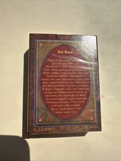 MTG: REVISED Factory Sealed Starter Deck / 3RD Edition Black Bordered ITALIAN - Image 2