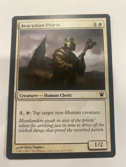 Avacynian Priest - Magic the Gathering MTG Innistrad Single Card - Image 1