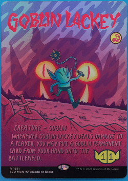 Goblin Lackey (Secret Lair 1311 Promo) FOIL MINT MTG MAGIC CARD NM ABUGames - Image 1