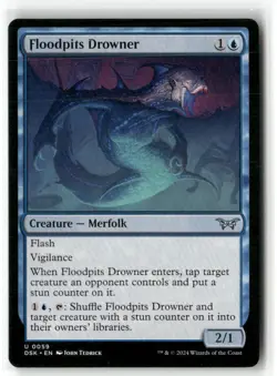 Floodpits Drowner Duskmourn: House of Horror Regular - Image 1