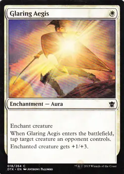 Glaring Aegis Dragon of Tarkir White Magic the Gathering MTG x2 - Image 1