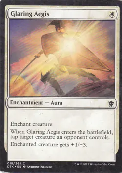 Glaring Aegis Dragon of Tarkir White Magic the Gathering MTG x2 - Image 2