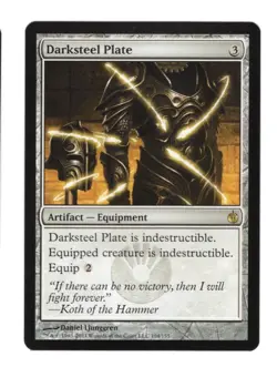 Darksteel Plate - Mirrodin Besieged - NM - Magic the Gathering - Image 1