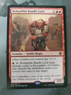 Hobgoblin Bandit Lord- MTG D&D Adventures in Forgotten Realms - NM/M Pack Fresh - Image 1